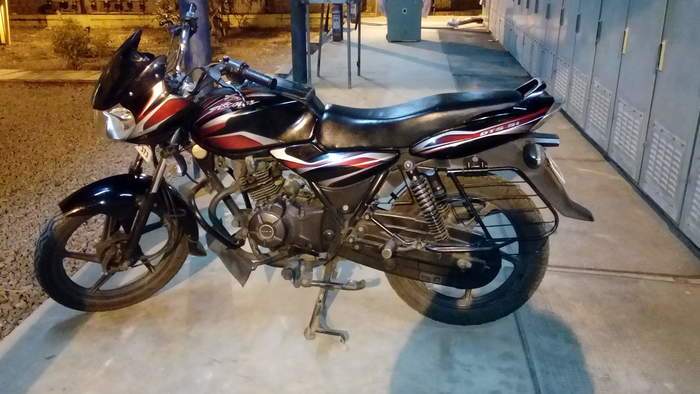 bajaj discover 125 front visor