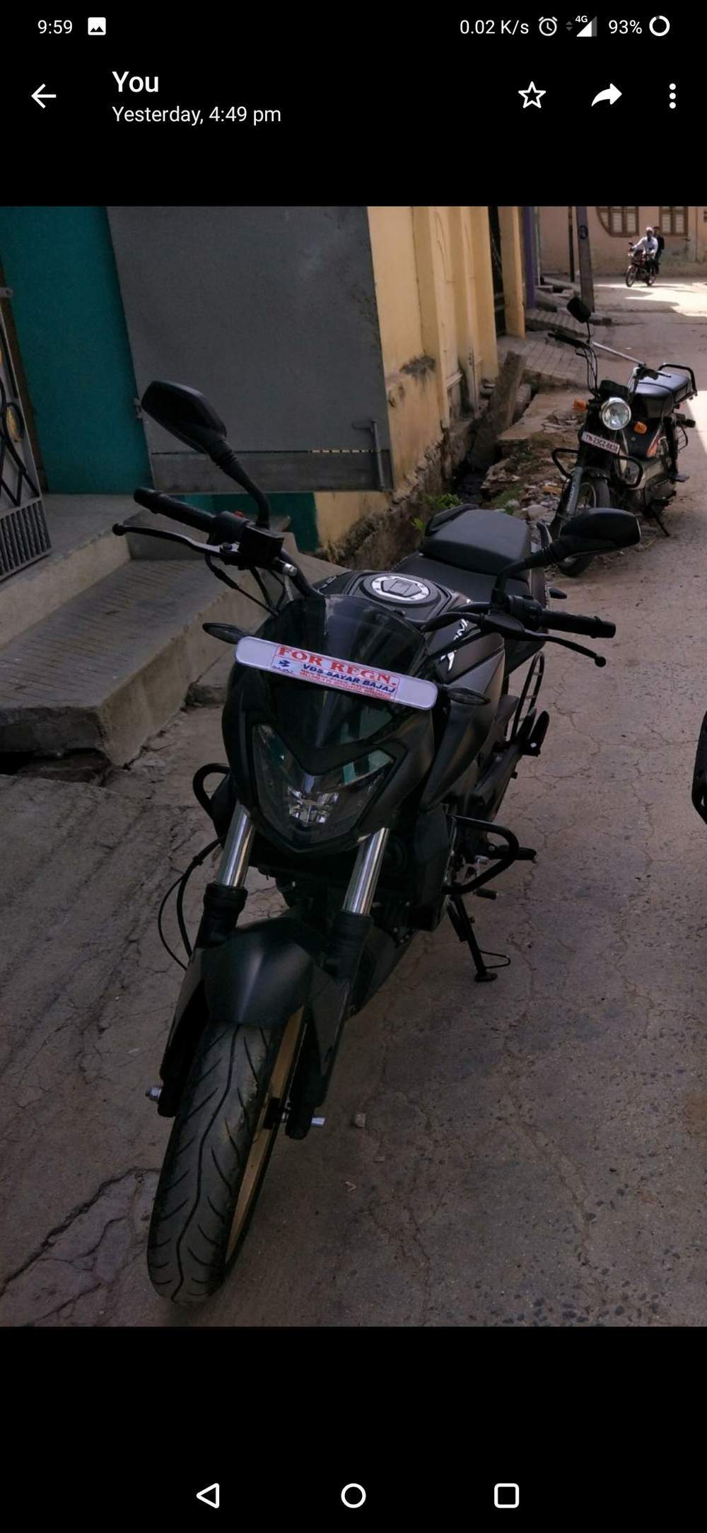 tyre pressure for dominar 400