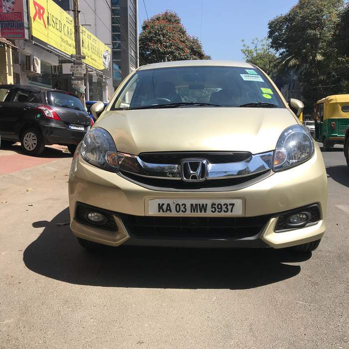 Used Honda Mobilio V Petrol in Bangalore 2021 model India Used Honda Mobilio V Petrol in Bangalore 2021 model India