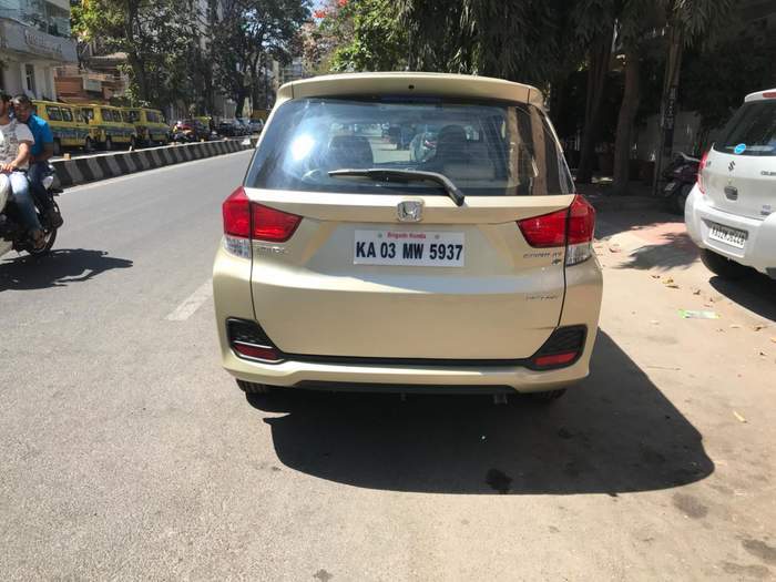 Used Honda Mobilio V Petrol in Bangalore 2021 model India Used Honda Mobilio V Petrol in Bangalore 2021 model India