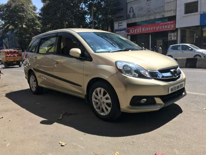 Used Honda Mobilio V Petrol in Bangalore 2021 model India Used Honda Mobilio V Petrol in Bangalore 2021 model India
